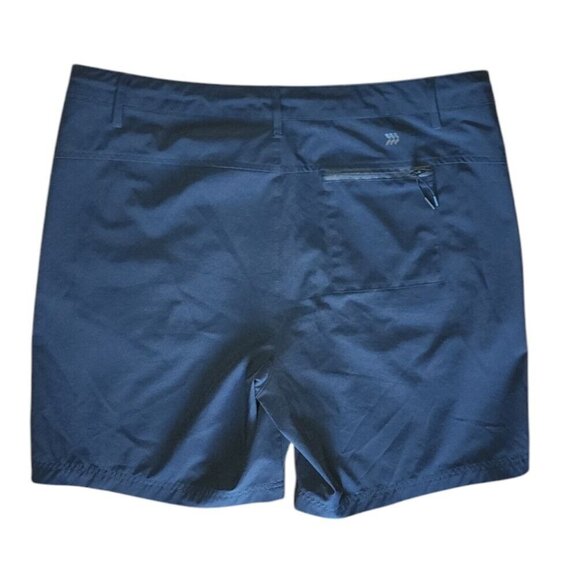 All In Motion Mens Size Large Solid All Black Activewear Shorts with Pockets - Picture 4 of 4